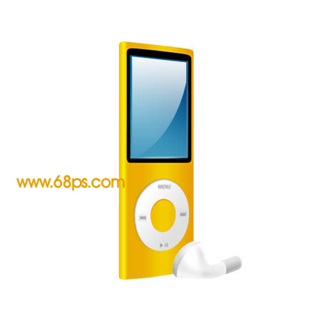 Photoshop鼠绘一个精美的ipod mp3