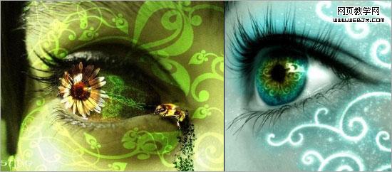 Photoshop制作森林精灵的双瞳
