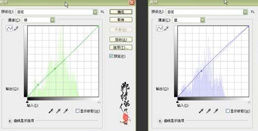 利用选区及曲线修复局部过曝的照片