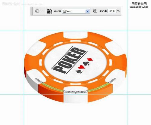 PhotoShop绘制立体的赌场筹码