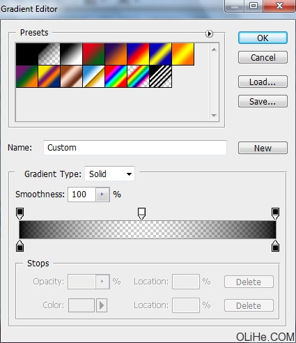 Photoshop制作抽象的彩虹背景