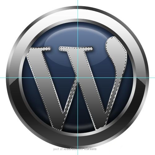 Photoshop绘画一个WordPress Logo