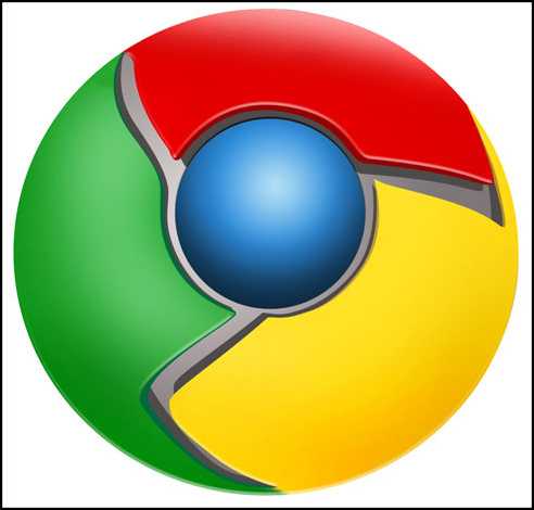 绘制Google Chrome浏览器LOGO